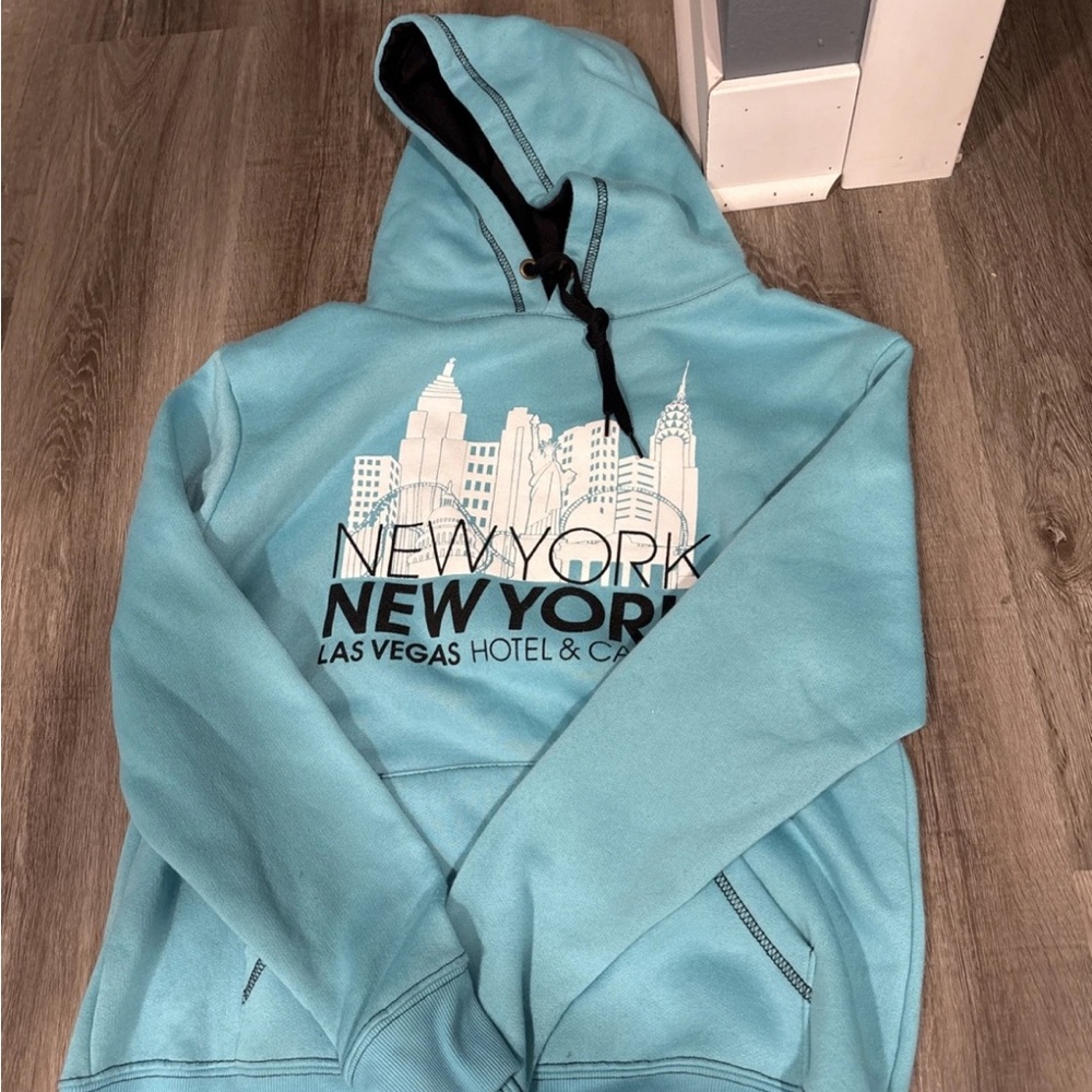 Blue New York Skyline Sweater
